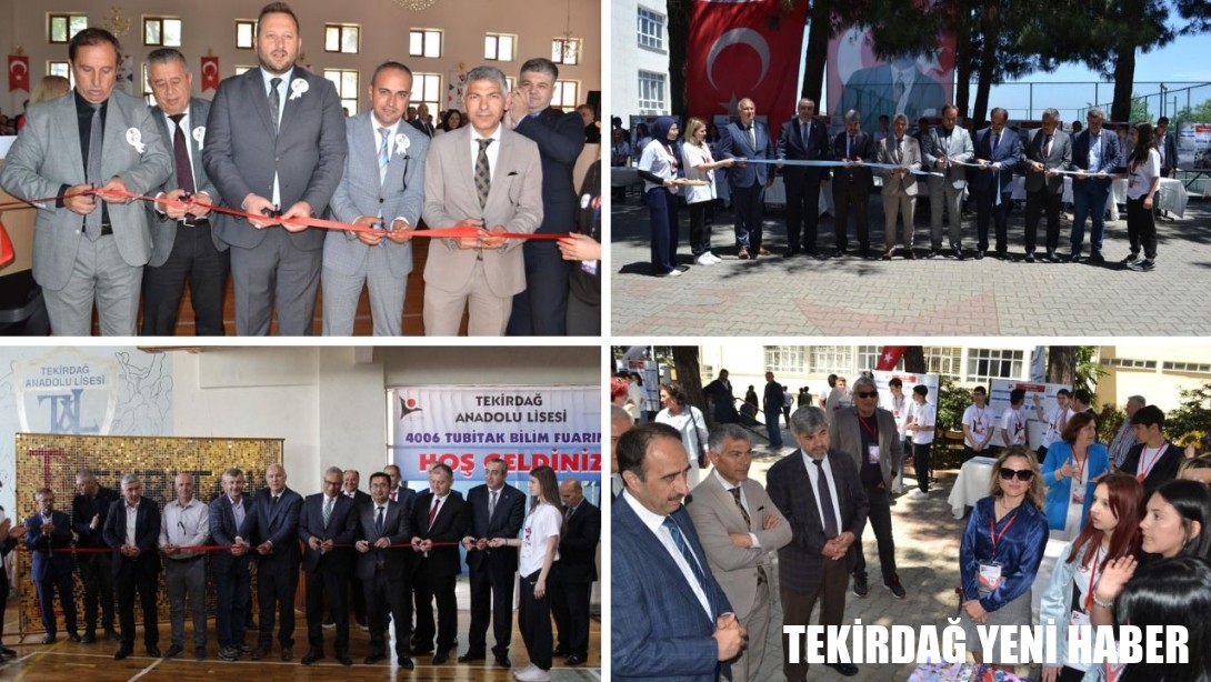 Süleymanpaşa İlçesinde TÜBİTAK 4006 Bilim Fuarları Gerçekleştirildi