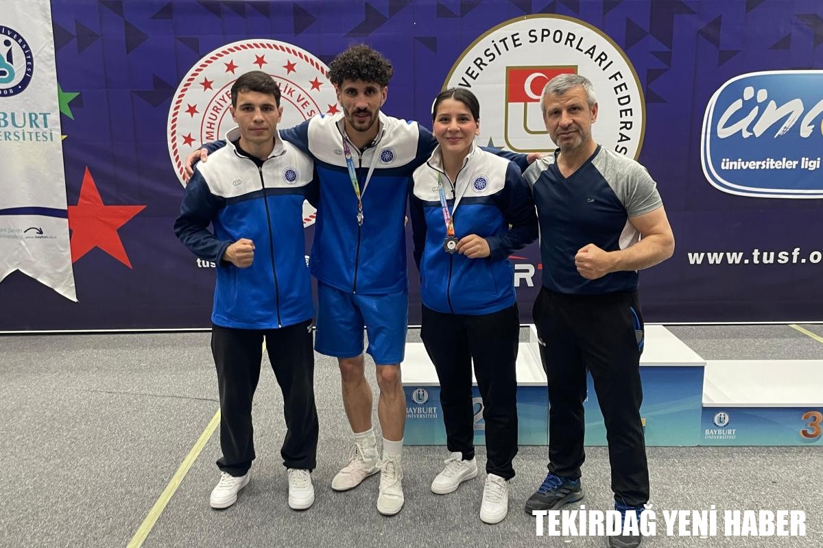 TEKİRDAĞ NKÜ SPORCULARI BOKS ŞAMPİYONASINDA MADALYA KAZANDI