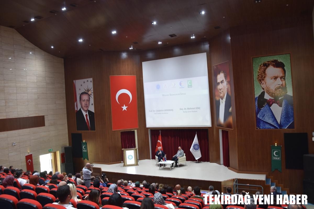 TEKİRDAĞ NKÜ’DE “MODERN BAĞIMLILIKLAR” SÖYLEŞİSİ GERÇEKLEŞTİ