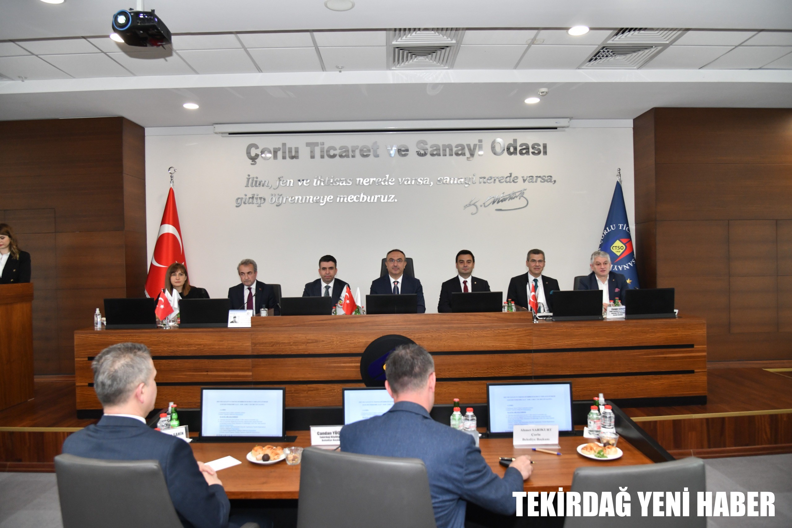 Tekirdağ Sanayi ve Teknoloji İşbirliği Kurulu (SANTEK) Toplantısı Yapıldı