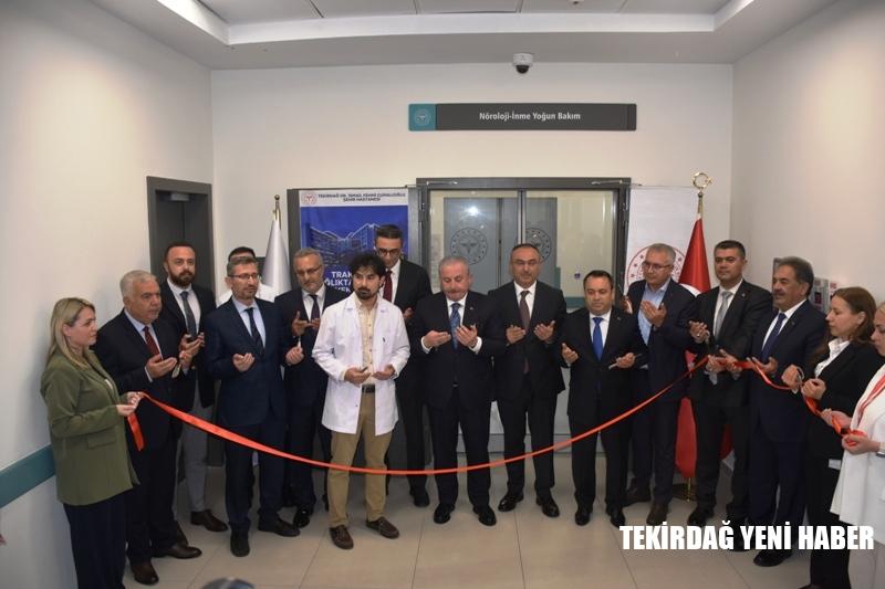 Tekirdağ Şehir Hastanesi’nde Kurulan İnme Merkezi’nin Açılışı Yapıldı