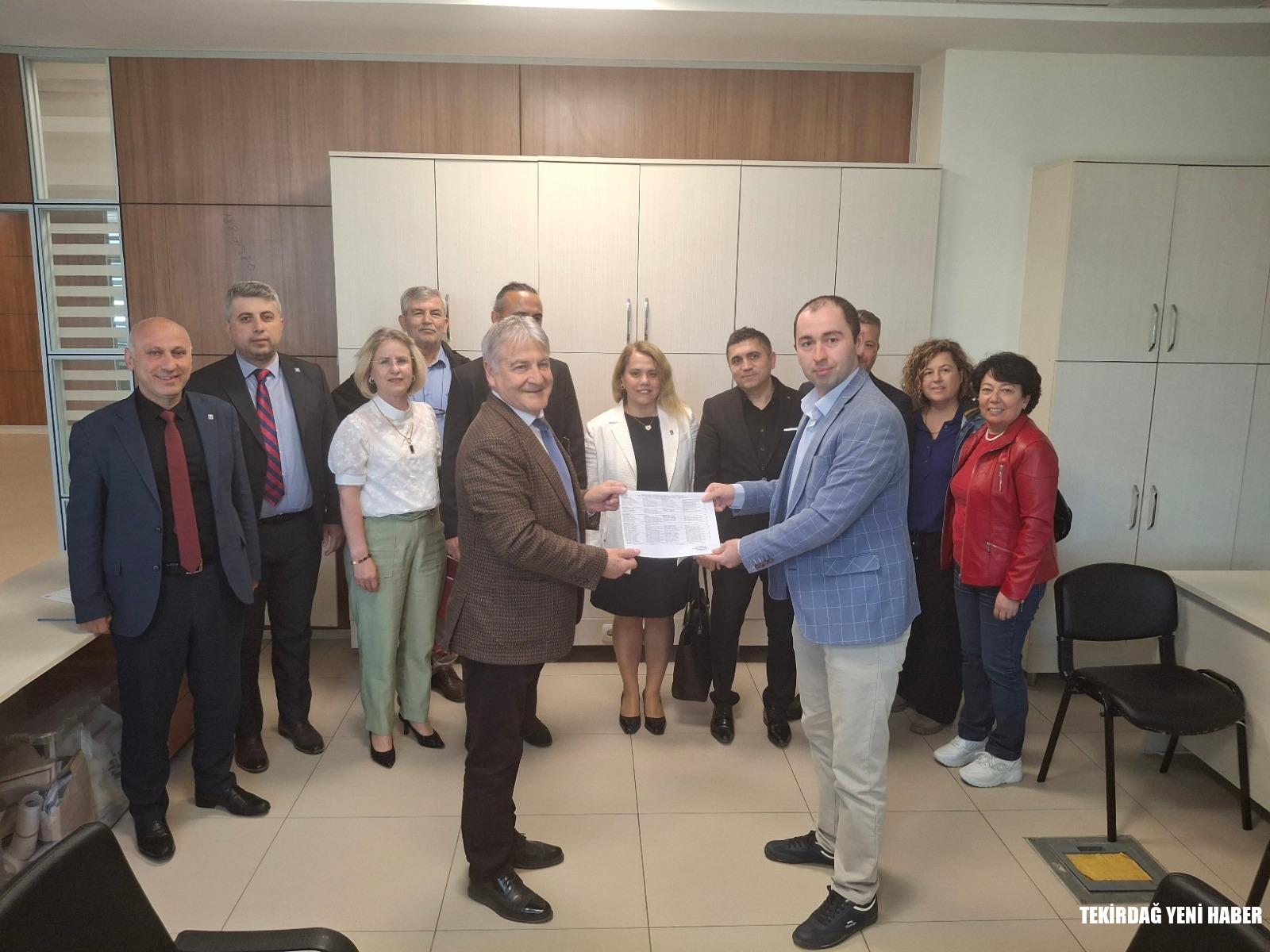 Tekirdağ SMMM Odası Genel Kurulu Seçimleri ve Mazbata Teslimi