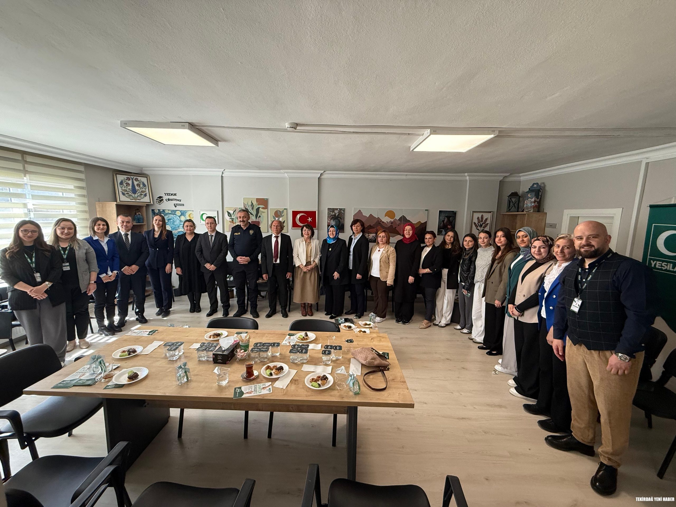 Tekirdağ YEDAM Vali Eşi Nurdan SOYTÜRK ve Kurum Müdürlerine Tanıtıldı