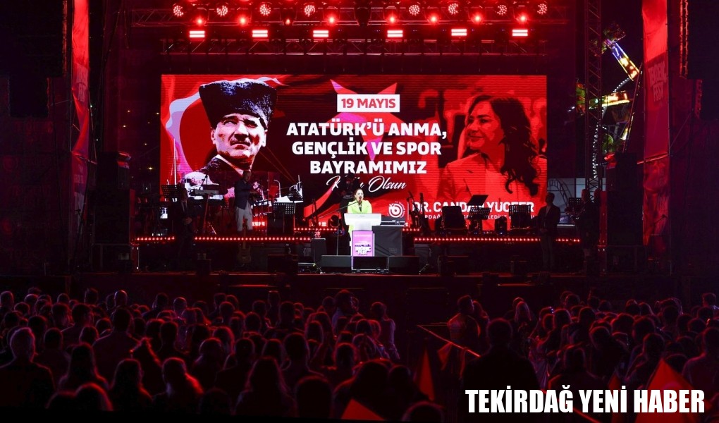 TEKİRDAĞ’DA 19 MAYIS COŞKUSU TEKGENÇFEST İLE DORUĞA ULAŞTI
