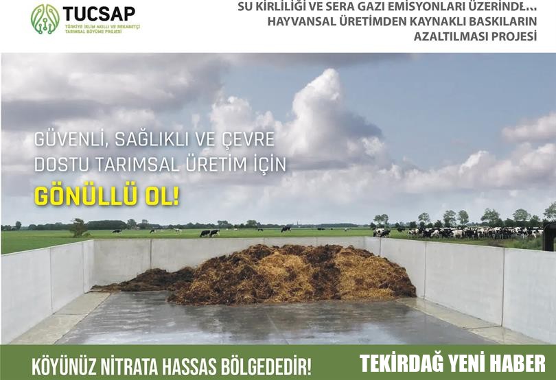 Türkiye İklim Akıllı Ve Rekabetçi Tarımsal Büyüme Projesi (Tucsap) Çağrı İlanı Yayımlandı
