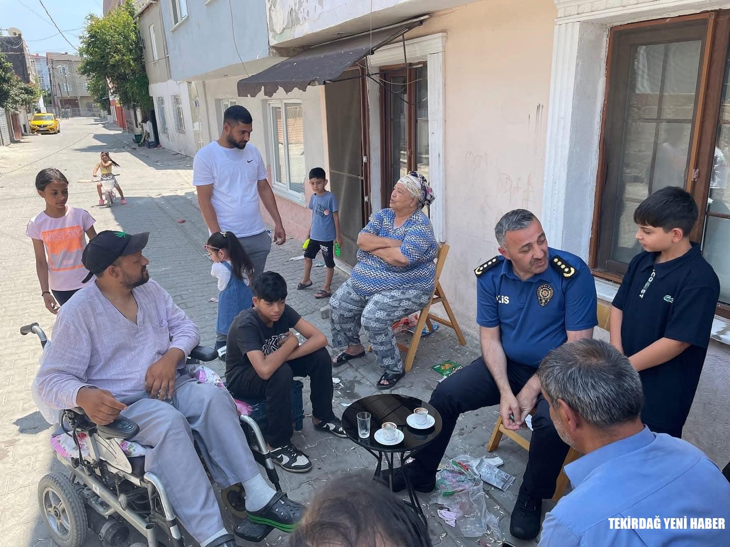Emniyet Müdürü Turanlı’dan Aydoğdu Mahallesi’ne Anlamlı Ziyaret