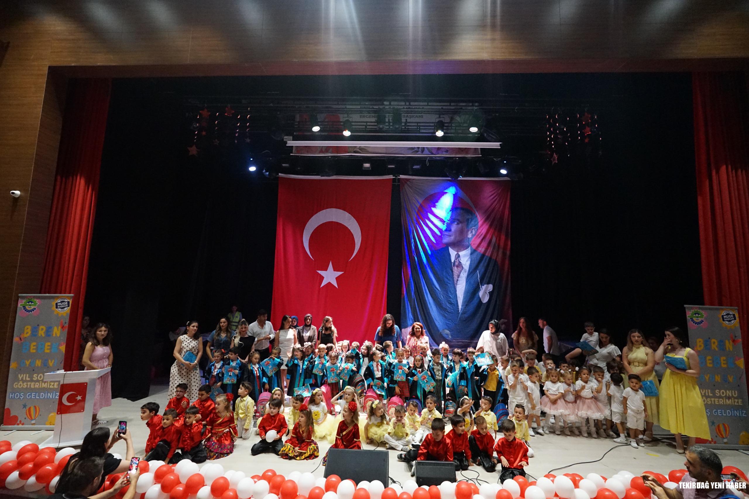 ERGENE BELEDİYESİ BEREN BEBEK OYUN EVİ YIL SONU GÖSTERİSİ DÜZENLENDİ