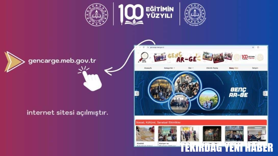 Genç AR-GE İnternet Sitesi Erişime Açıldı