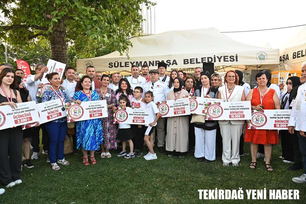 Hünerli Ellerin Kirazlı Lezzetleri Festival İçin Yarıştı