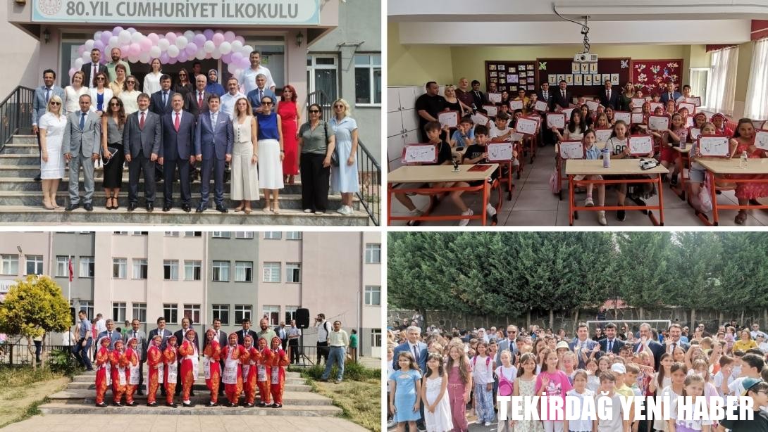 İl Millî Eğitim Müdürü Dr. Abdülaziz Yeniyol Karne Törenine Katıldı