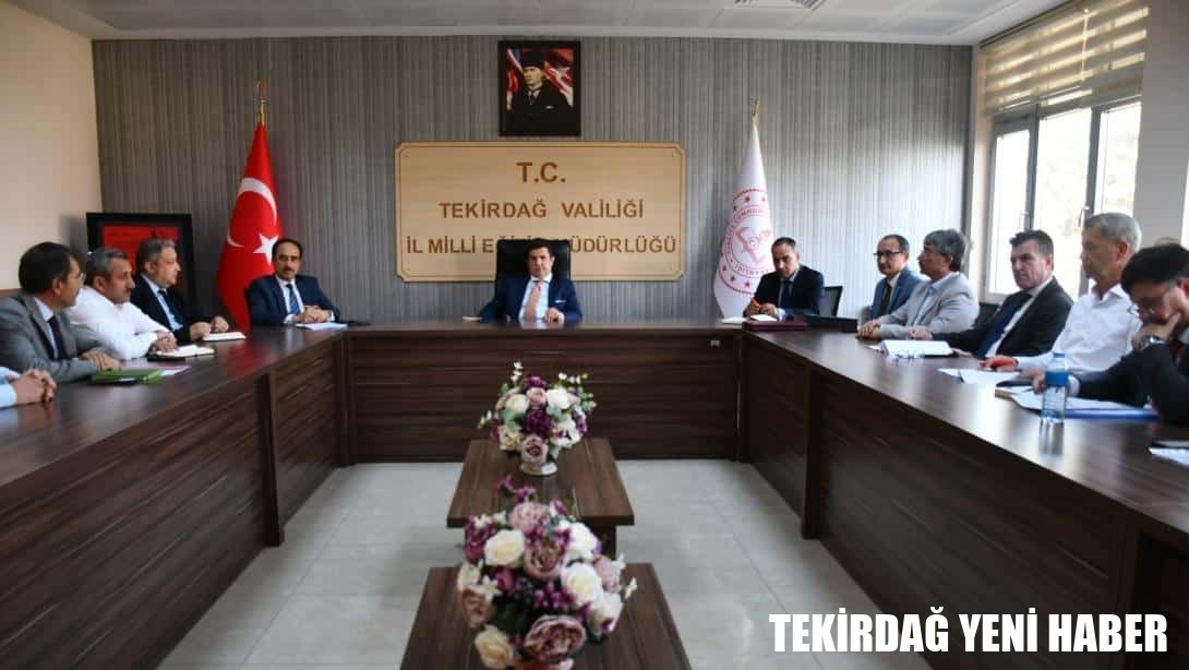 İlçe Millî Eğitim Müdürleri Toplantısı Gerçekleştirildi