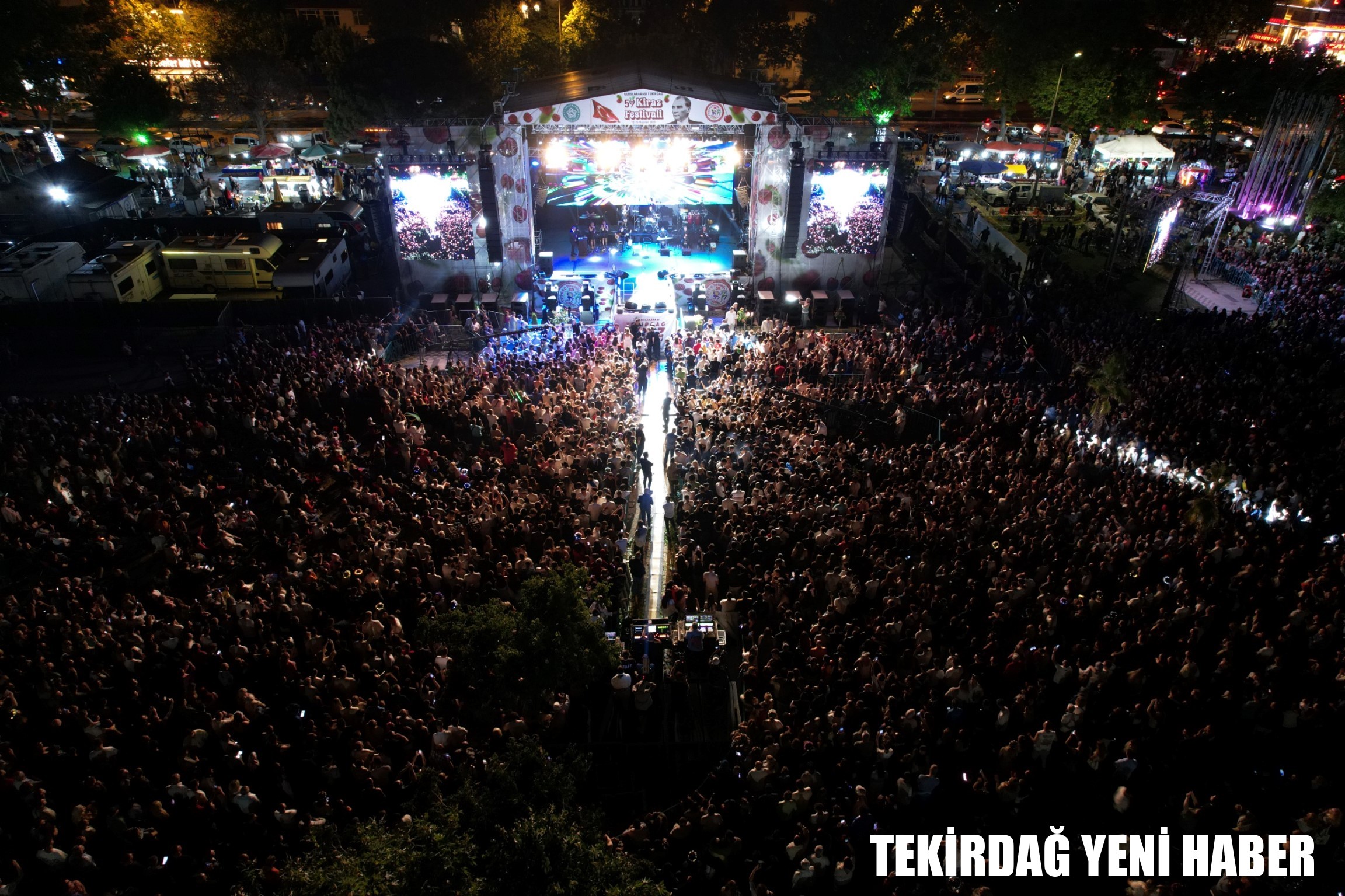 Kiraz Festivalinde Katılım Rekoru Kırıldı