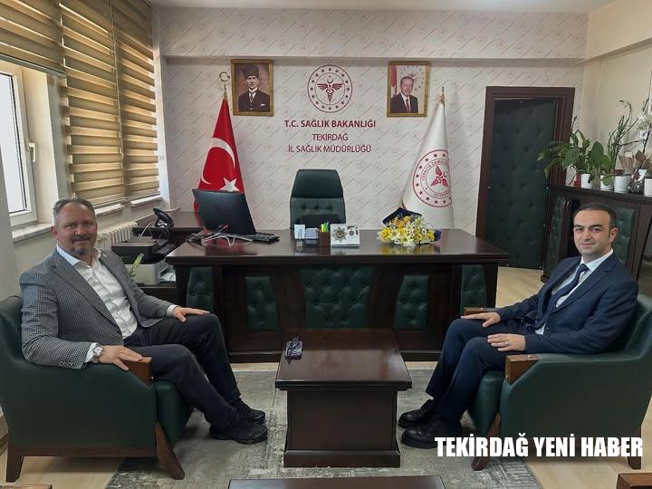 Milletvekili Mestan Özcan’dan İl Sağlık Müdürü Onar’a Hayırlı Olsun Ziyareti
