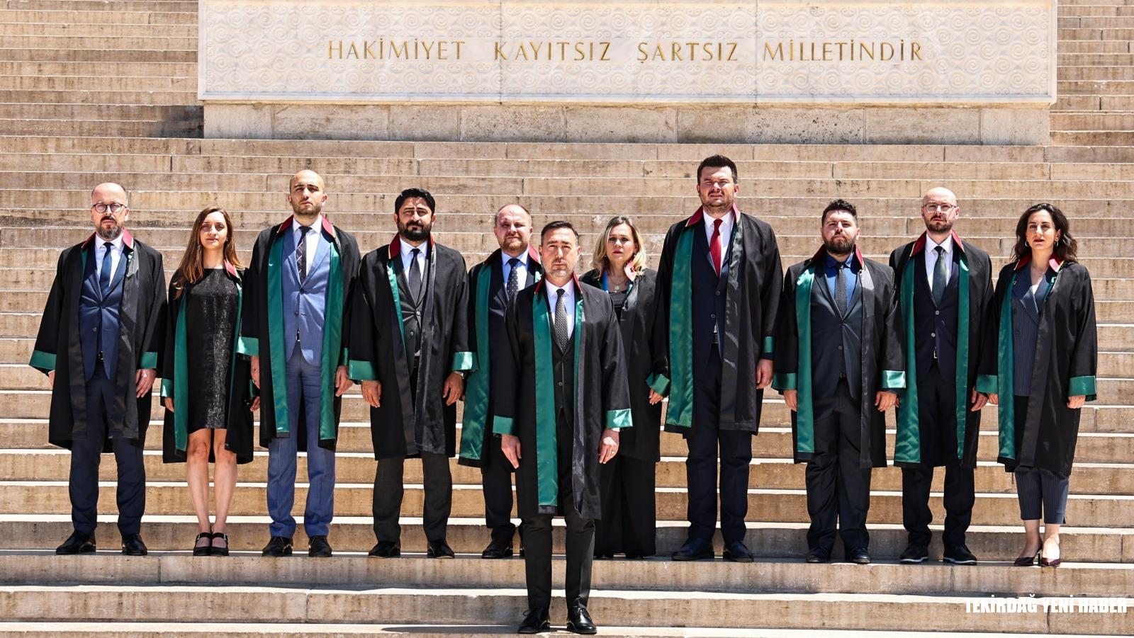 Tekirdağ Barosu’ndan Anıtkabir ve Türkiye Barolar Birliği’ne Ziyaret Gerçekleştirildi