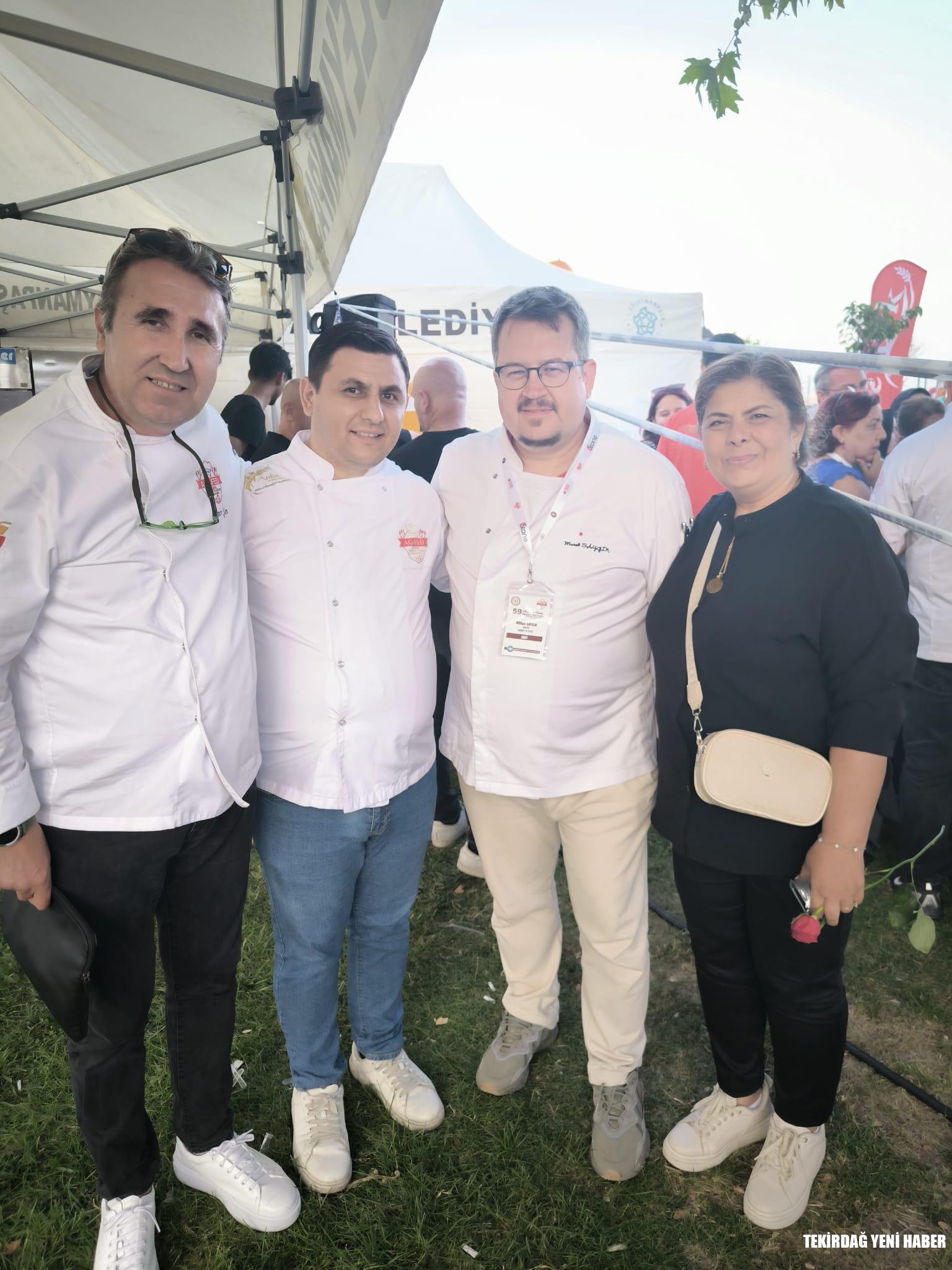 Tekirdağ Kiraz Festivali’nde Gastronomi Şöleni: Mezun Şefler Jürideydi