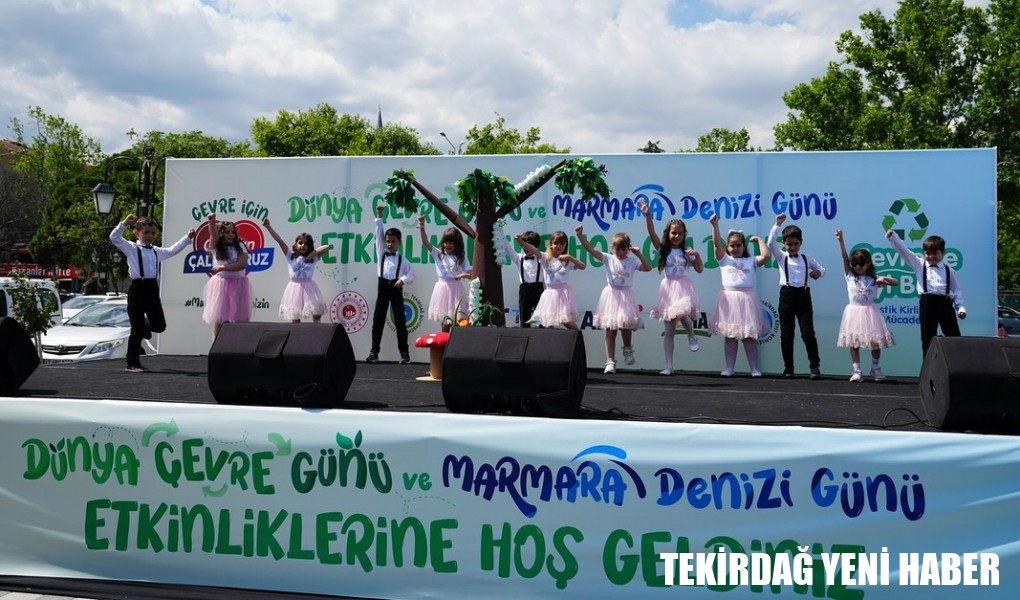 TEKİRDAĞ’DA DÜNYA ÇEVRE GÜNÜ VE MARMARA DENİZİ GÜNÜ COŞKUSU