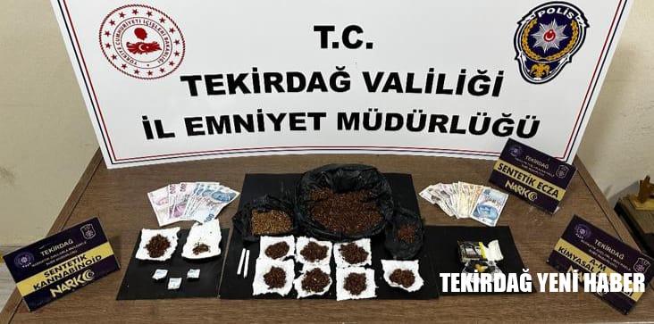 Tekirdağ’da Uyuşturucuya Geçit Yok: 9 Şüpheli Tutuklandı
