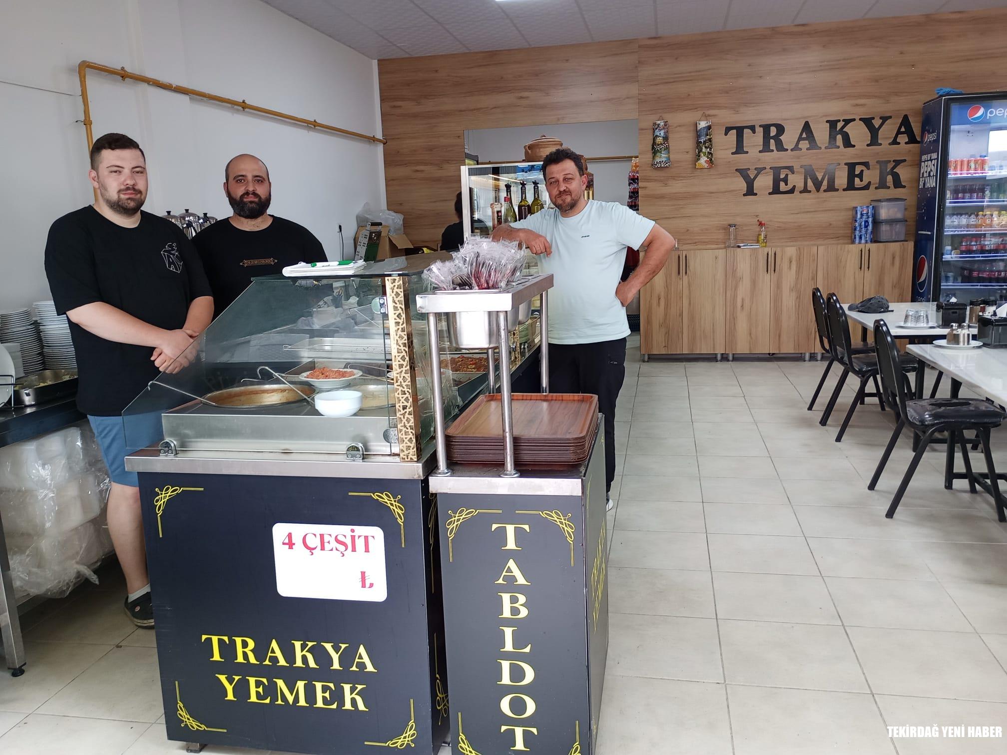 TRAKYA YEMEK’TEN TEKİRDAĞ’A KALİTELİ VE LEZZETLİ YEMEK HİZMETİ