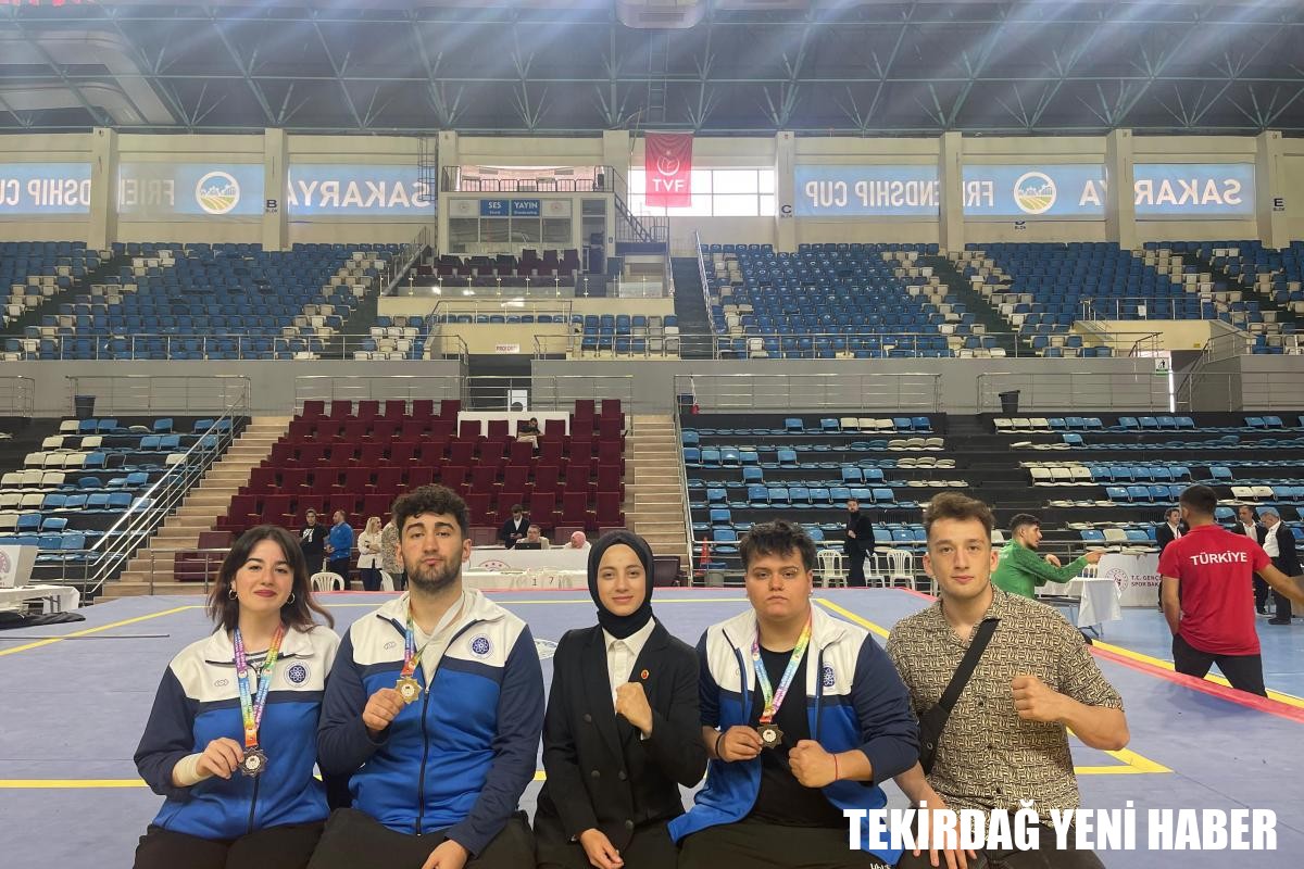 WUSHU KUNG FU ŞAMPİYONASINDA TEKİRDAĞ NKÜ SPORCULARININ BÜYÜK BAŞARISI