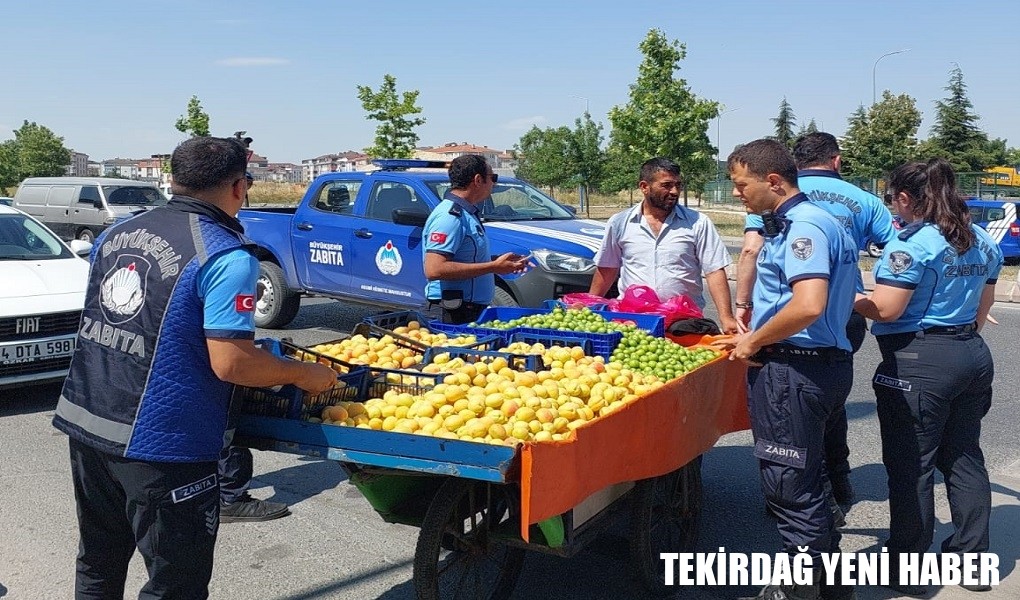 ZABITA EKİPLERİNDEN SEYYAR SATICILARA YÖNELİK DENETİM