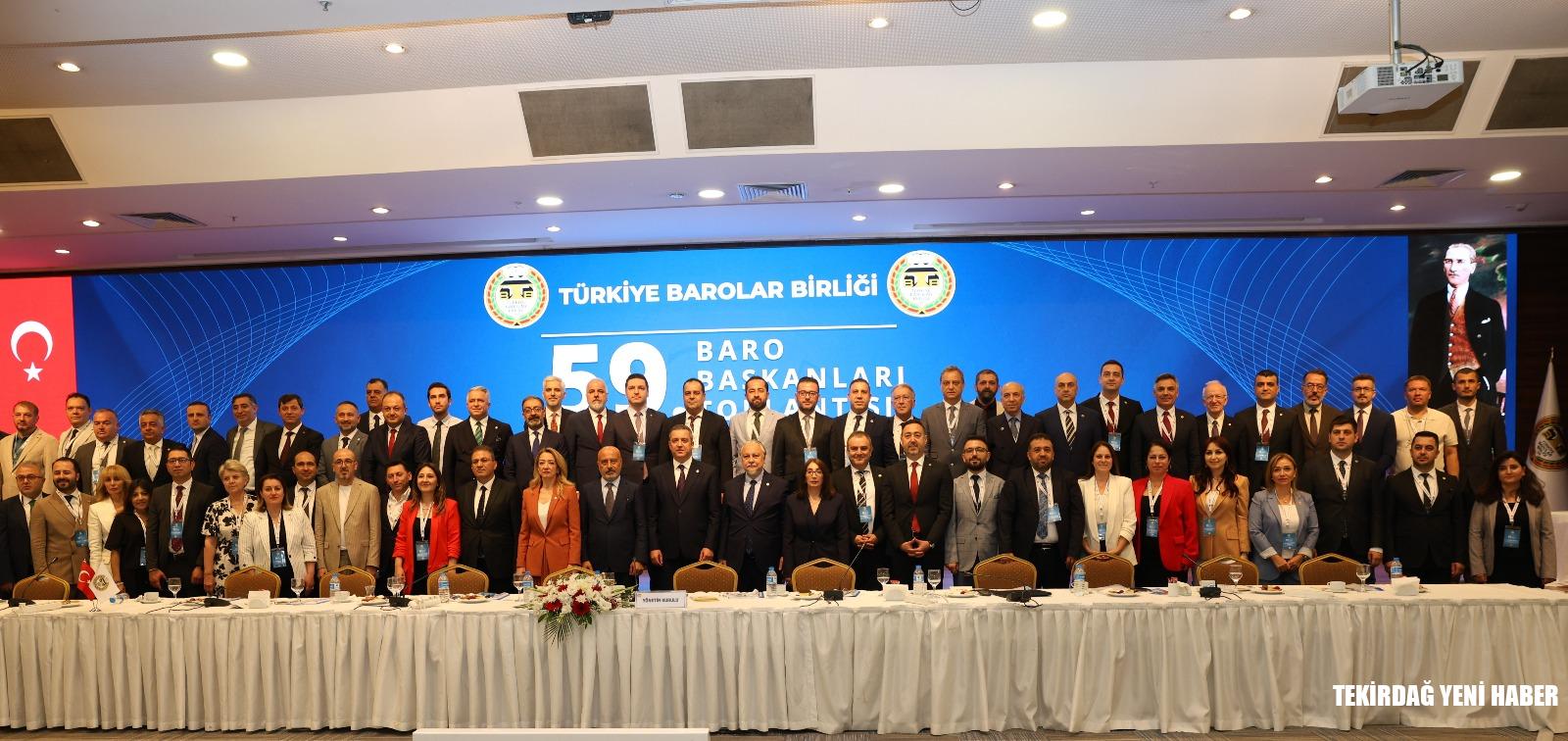 59. Baro Başkanları Toplantısı Ankara’da Gerçekleştirildi