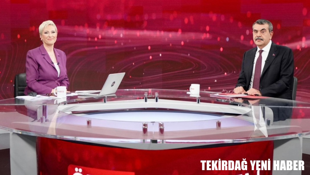 Bakan Tekin, TRT Haber Canlı Yayınında Soruları Yanıtladı
