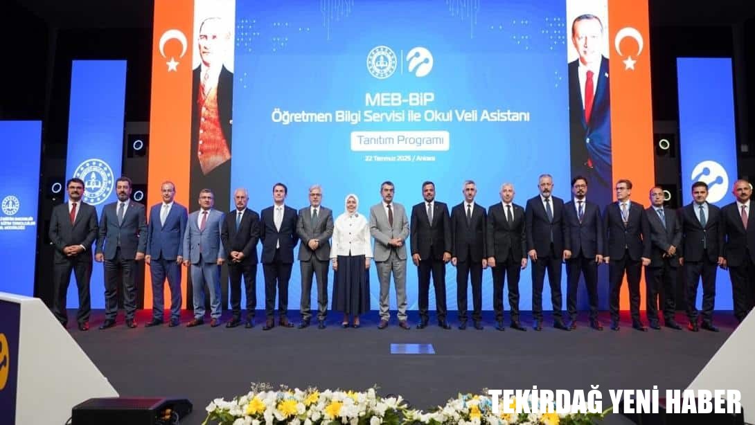 Bakan Tekin’in Katılımıyla, Öğretmen-Veli İletişiminin Yürütüleceği Yerli ve Millî Uygulamanın Tanıtım Programı Yapıldı