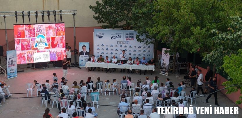 Başkan Sarıkurt, “Adım Adım Çorlu” Programıyla Reşadiye Mahallesi`ndeydi
