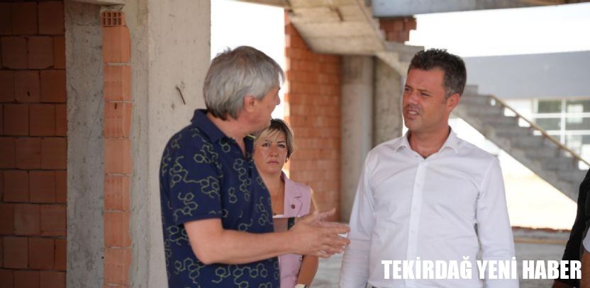 Başkan Sarıkurt Sosyal Tesis Projesi İnşaatını İnceledi