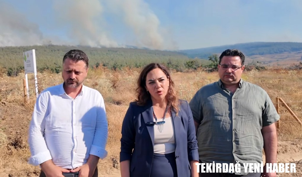 Candan Başkan’dan Şarköy’deki orman yangını için çağrı: “Havadan müdahale şart, acil destek bekliyoruz”
