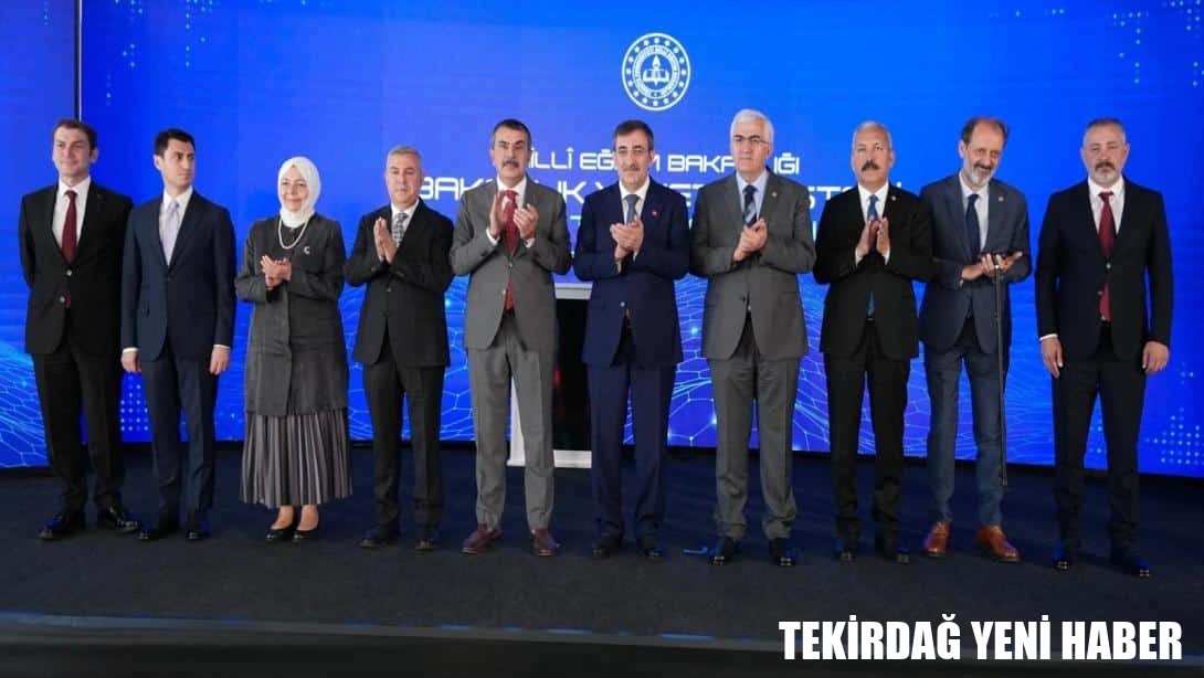 Cumhurbaşkanı Yardımcısı Yılmaz ve Bakan Tekin, “MEBBYS” Tanıtım Programına Katıldı