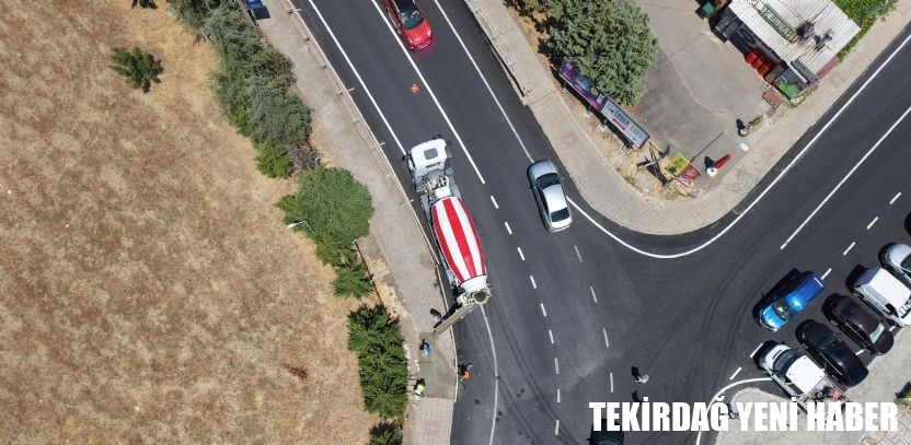 Emlak Konutları Köprüsünde Şimdi de Kaldırımlar ve Aydınlatmalar Yenileniyor