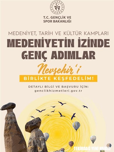 GENÇLERLE TEKİRDAĞ’DAN NEVŞEHİR’E GİDİYORUZ!
