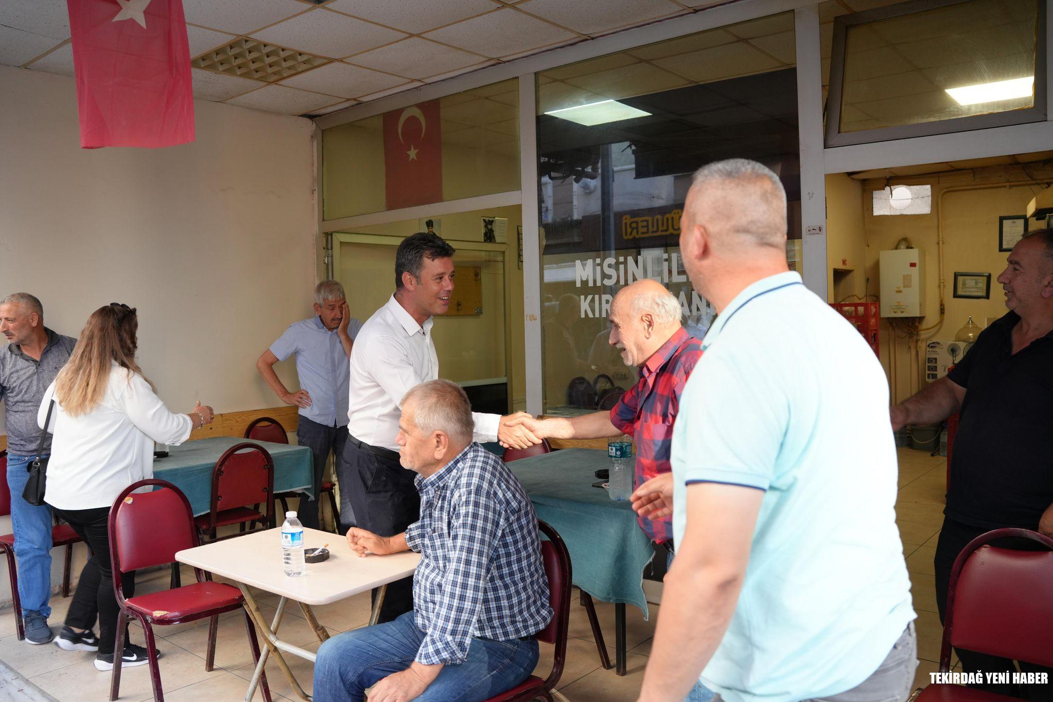 Başkan Sarıkurt, “Adım Adım Çorlu” Programıyla Reşadiye Mahallesi’ndeydi