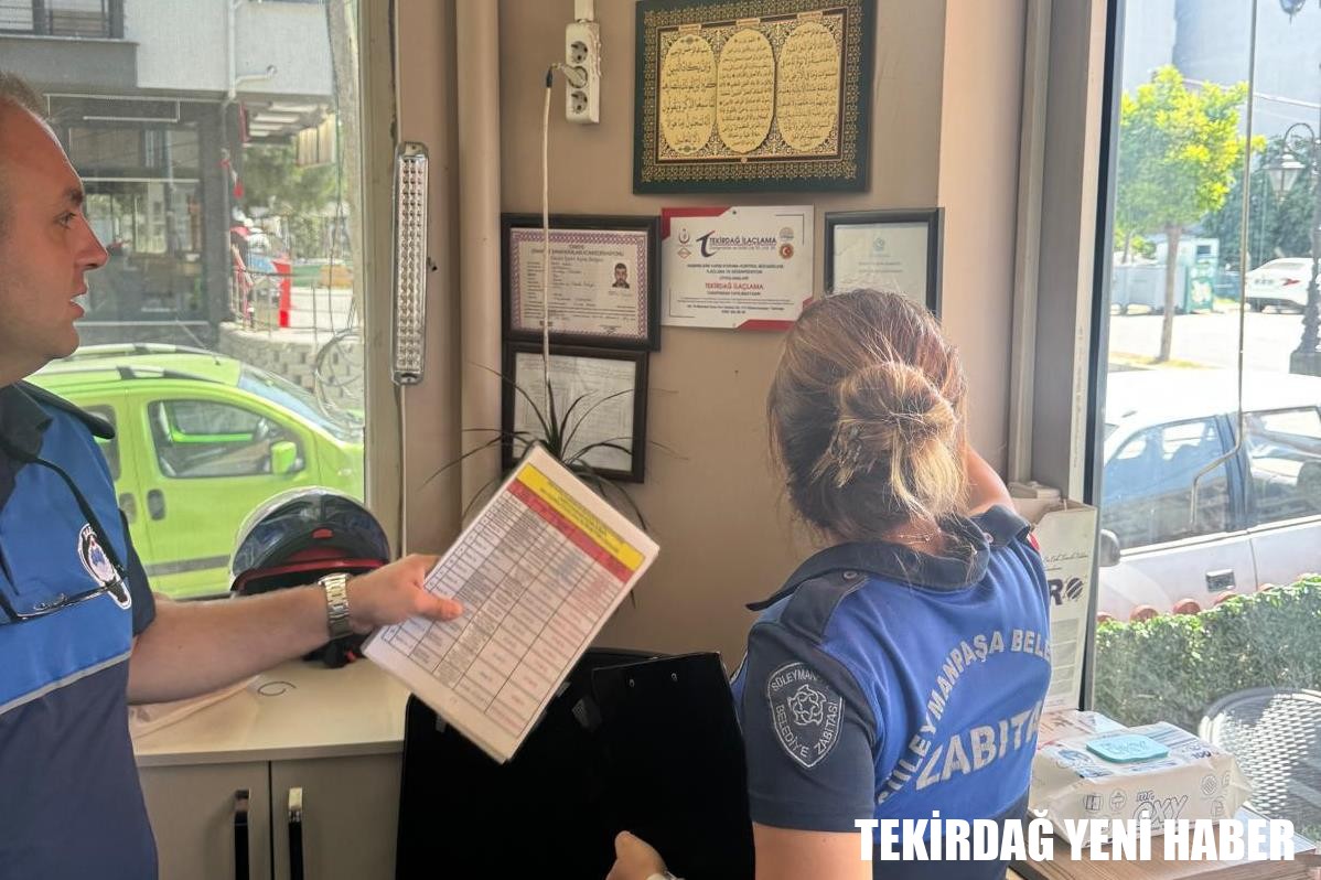 Süleymanpaşa Belediyesi Ekipleri Ruhsat Denetimlerini Arttırdı