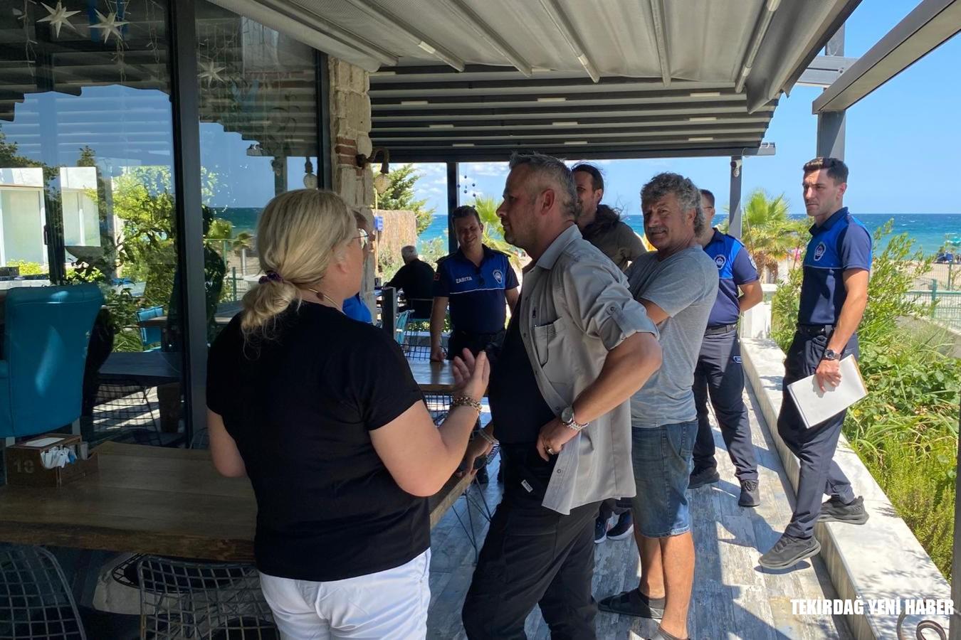 Süleymanpaşa Belediyesi Plajlarda Şezlong Denetimi Yaptı