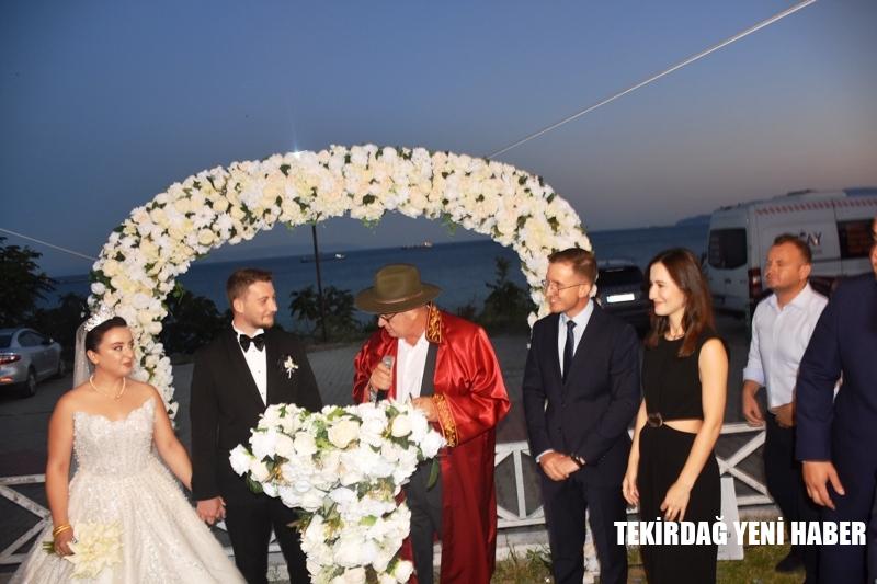 TEKİRDAĞ’DA MASAL GİBİ DÜĞÜN: İHSAN ARDA VE İREN MUHTEŞEM BİR TÖRENLE DÜNYA EVİNE GİRDİ!