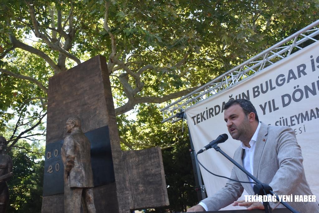 TEKİRDAĞ’IN BULGAR İŞGALİNDEN KURTULUŞUNUN 112. YILDÖNÜMÜ KUTLANDI