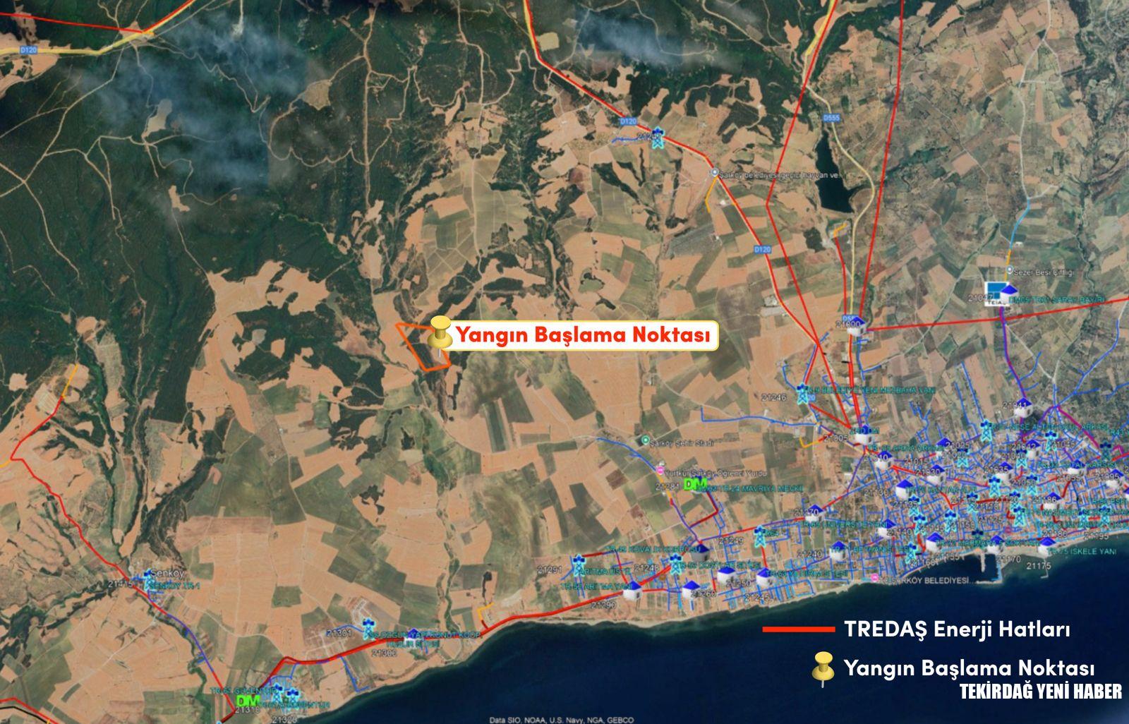 Trakya Elektrik Dağıtım A.Ş. : Çanakkale’nin Gelibolu ilçesine kadar yayılan orman yangınını büyük bir üzüntüyle takip etmekteyiz.