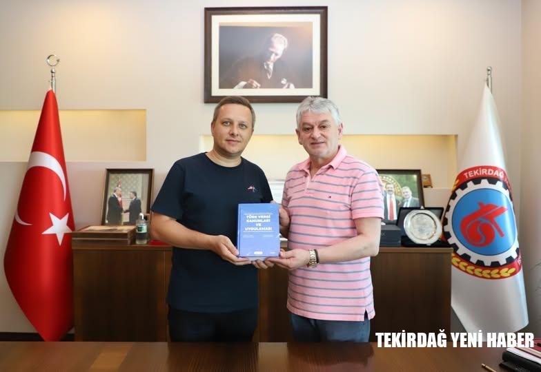 TSO Başkanı Cengiz Günay’dan Vergi Müfettişi Hüseyin Bilgin’e Teşekkür