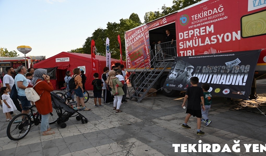 17 AĞUSTOS DEPREMİ 26’NCI YILINDA TEKİRDAĞ’DA ANILDI