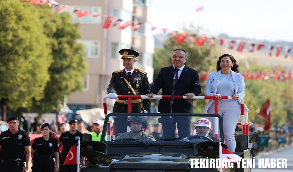 30 AĞUSTOS ZAFER BAYRAMI’NIN 103’ÜNCÜ YILI TEKİRDAĞ’DA BÜYÜK BİR COŞKU VE GURURLA KUTLANDI