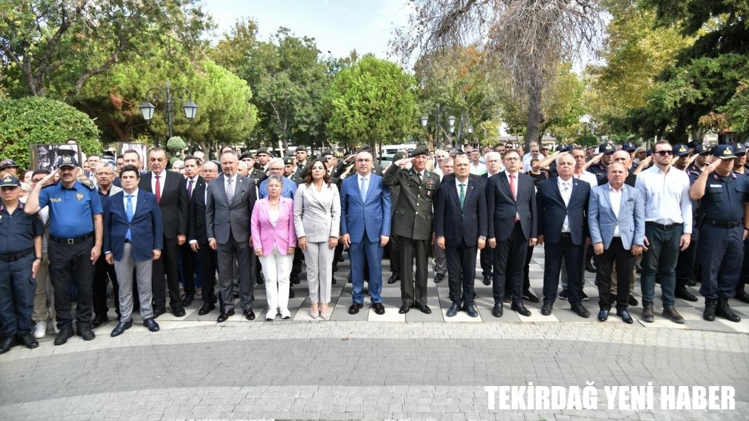Atatürk’ün Tekirdağ’ı Ziyareti ve Harf İnkilabı’nın Uygulanmasının 97. Yıl Dönümü Kutlandı