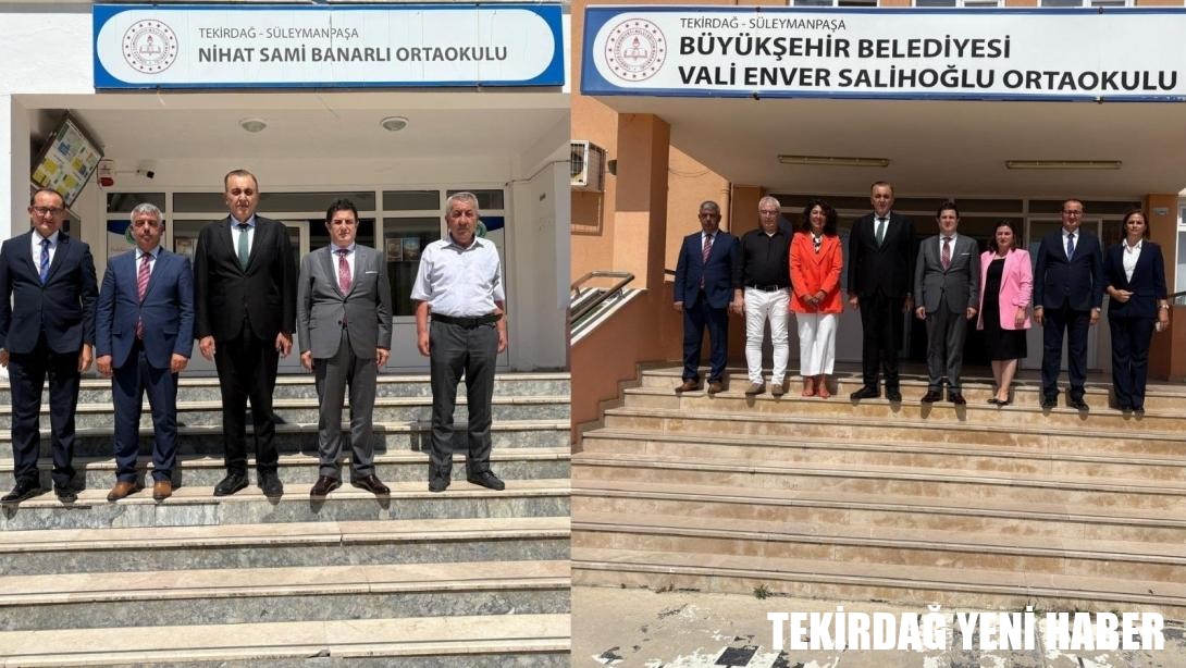İl Millî Eğitim Müdürü Dr. Aziz Yeniyol’dan Yeni Eğitim-Öğretim Yılı Öncesi Okullara Ziyaret