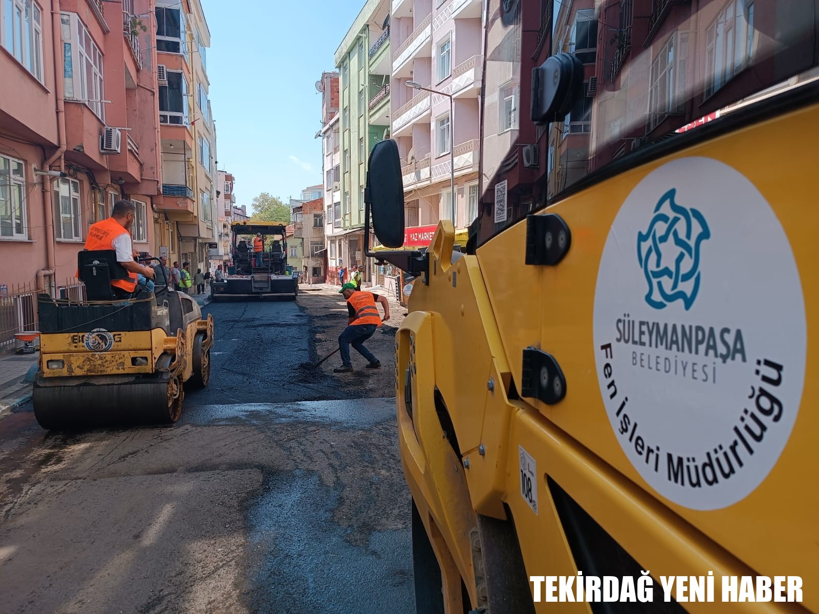 Süleymanpaşa Belediyesi Asfalt Hamlesini Başlattı