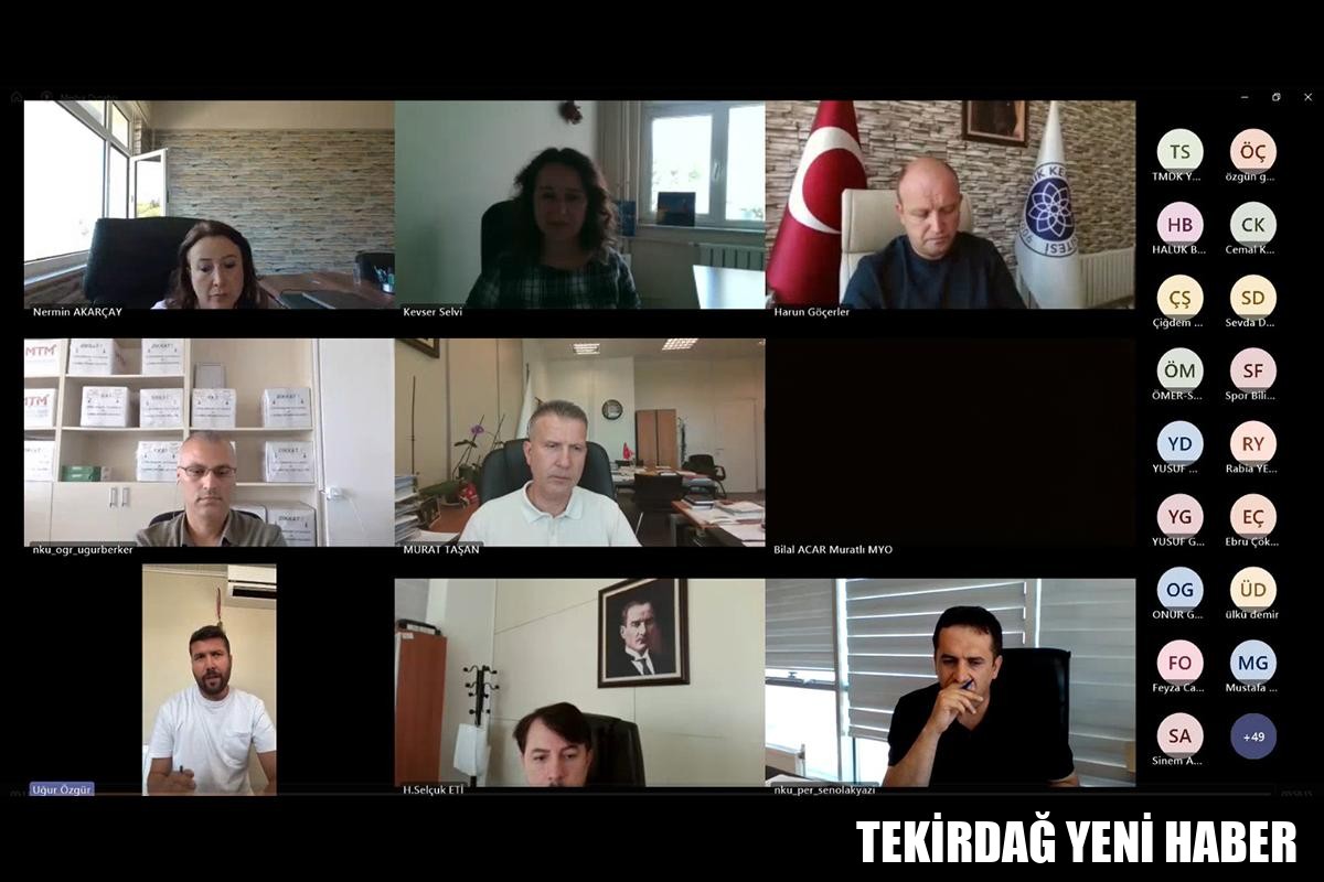 ÜNİVERSİTEMİZ ULUSLARARASI ÖĞRENCİ KABULU SÜRECİNDEKİ İŞLEMLER TOPLANTISI GERÇEKLEŞTİRİLDİ