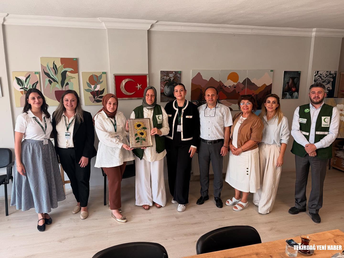 Yeşilay Genel Merkez Heyetinden Tekirdağ YEDAM’a Ziyaret