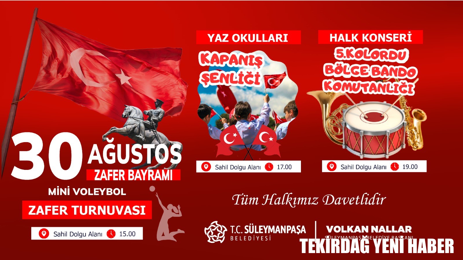 Zafer Bayramı Coşkuyla Kutlanacak