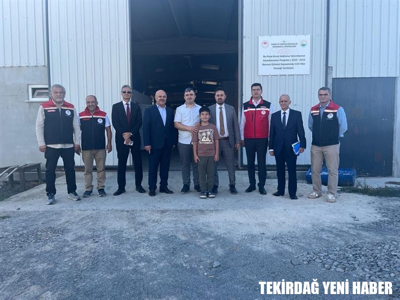 Kırsal Kalkınma Yatırımlarının Desteklenmesi Program”ı Kapsamında Hibe Desteği Verilen Büyükbaş Besi İşletmesi Ziyaret Edildi