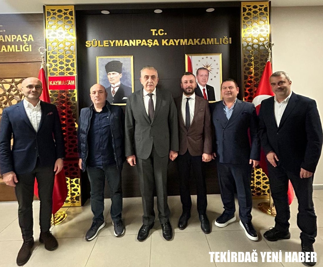 Kaymakamı  Mahmut Nedim TUNÇER, Süleymanpaşa Belediye Başkan Yardımcısı Emin Benan UTKU…